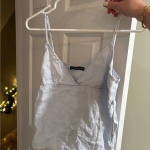 Brandy Melville Edith Sky Blue Tie-Back Camisole